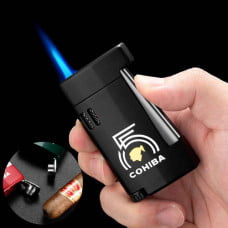 Bật lửa khò hút cigar 1 tia kèm đục Cohiba 170C