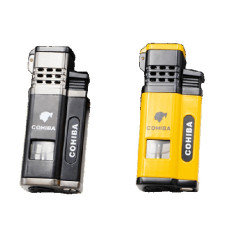 Bật lửa khò hút xì gà 4 tia kèm đục Cohiba COB-177