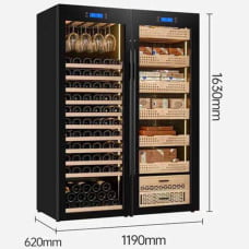 Tủ cigar rượu vang Cohiba H22163 cao cấp