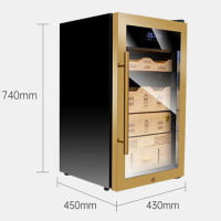 Tủ xì gà cắm điện gỗ tuyết tùng 300 điếu Lubinski LB7403