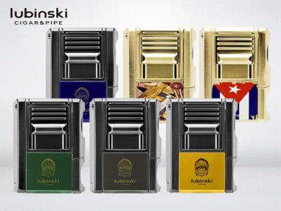 Sét phụ kiện xì gà bật lửa 4 in 1 Lubinski YJA10057
