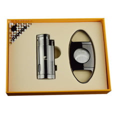 Bộ sét bật lửa và dao cắt xì gà Cohiba T14