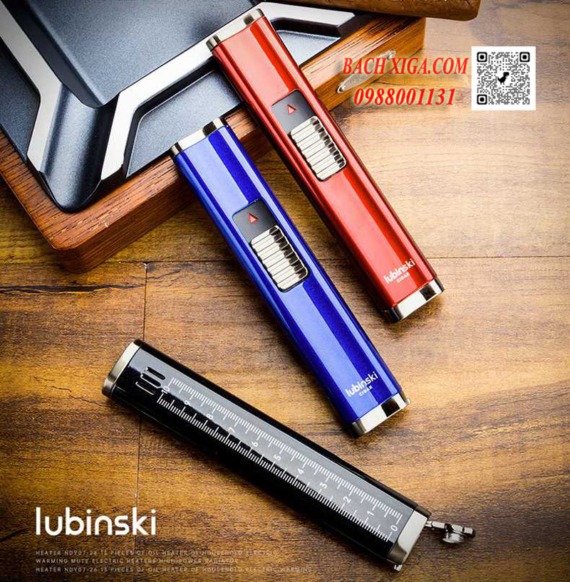 Bật lửa, hộp quẹt khò Lubinski YJA10045 có 4 màu cao cấp