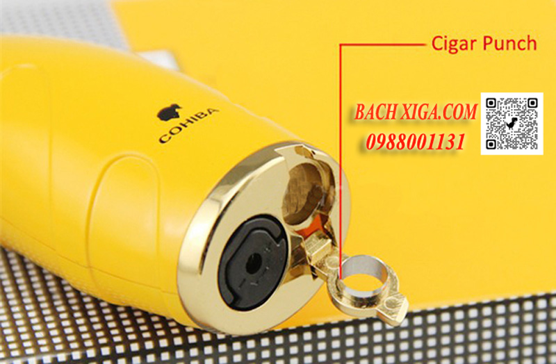 Bật lửa để bàn Cohiba kèm đục cao cấp