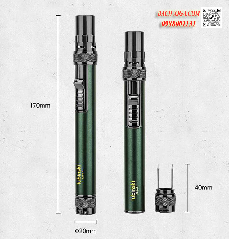 Kích thước bật lửa khò Lubinski YJA10047