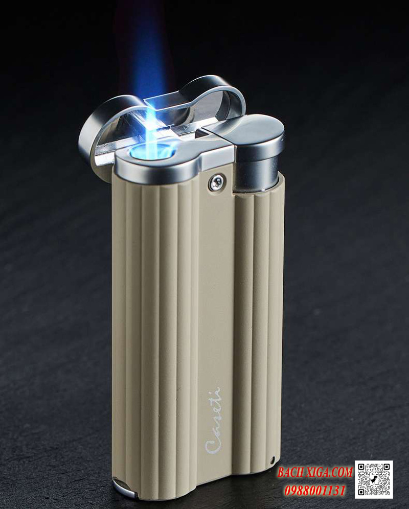 Caseti CA 579, bật lửa khò cao cấp 1 tia kèm đục