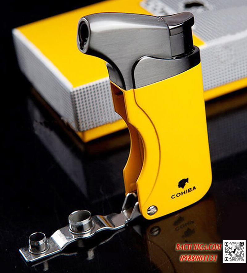 Bật lửa khò kèm đục 2 trong 1 Cohiba, giá rẻ
