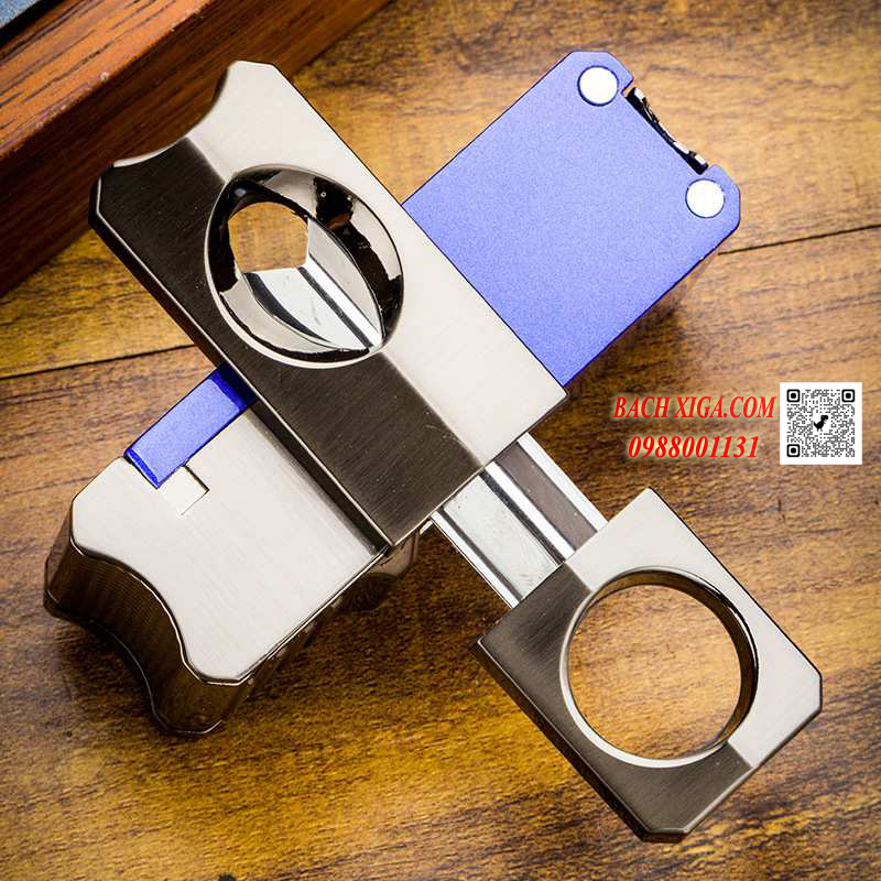 Sét bật lửa khò kèm dao cắt xì gà Lubinski YJA-10057