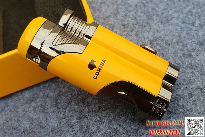 Hộp quẹt khò xì gà 2 tia giá tốt Cohiba T14A