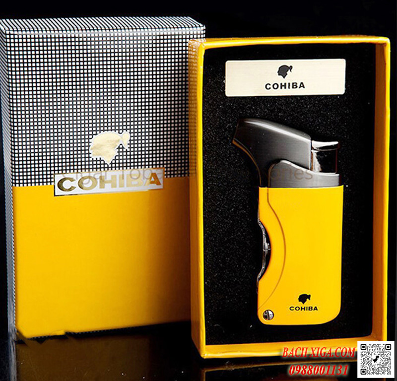 Cohiba H006, bật lửa khò xì gà kèm hộp cao cấp