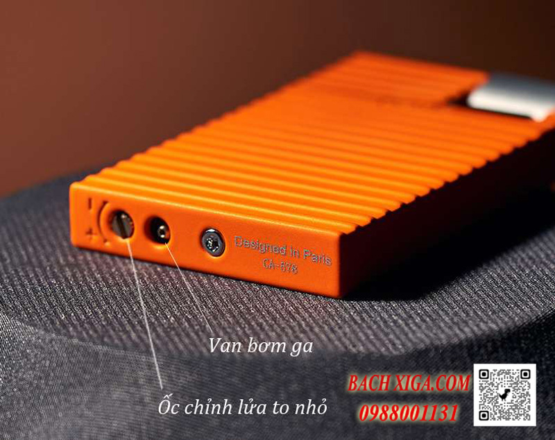Nút điều chỉnh tăng giảm gas của bật lửa khò Pháp