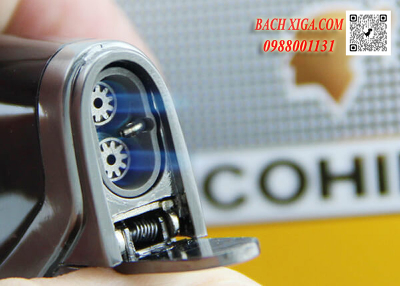 Khò hút xì gà 2 tia cực mạnh