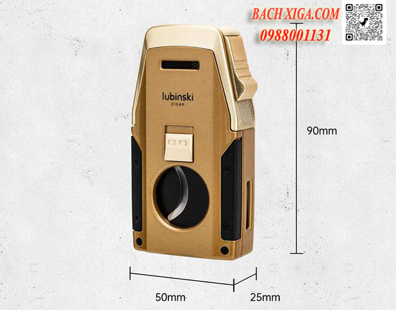 Kích thước của bật lửa Lubinski YJA-10067