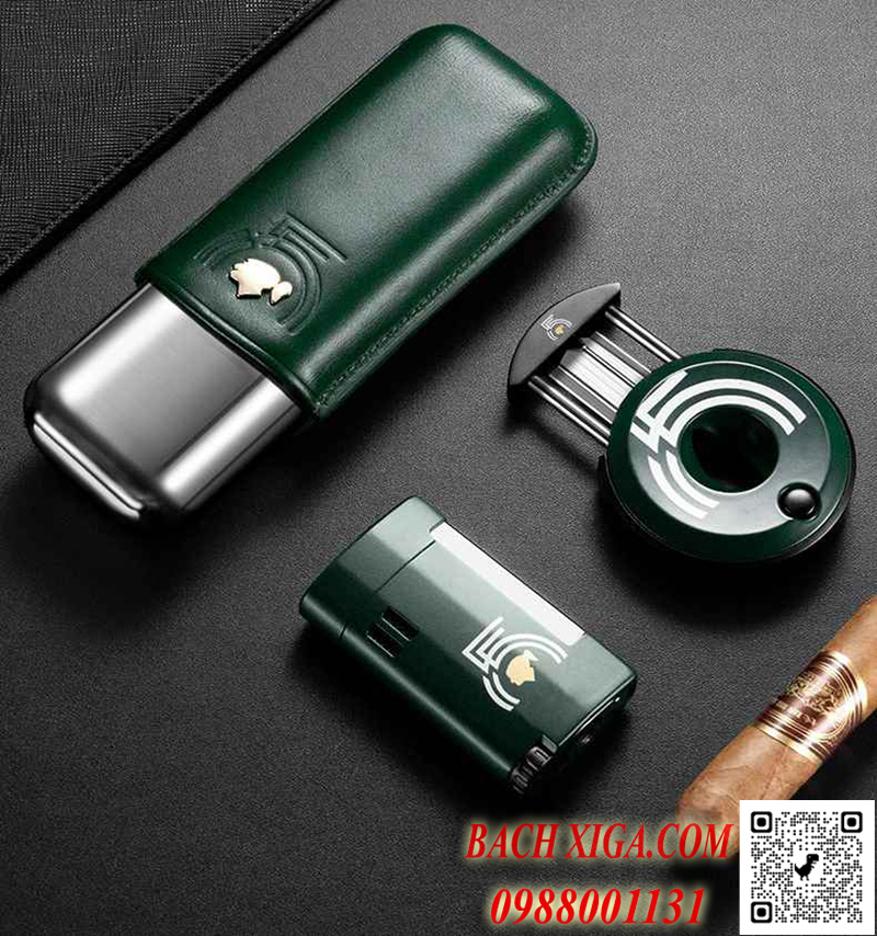 Sét phụ kiện xì gà 3 món Cohiba T69 chính hãng, giá rẻ.