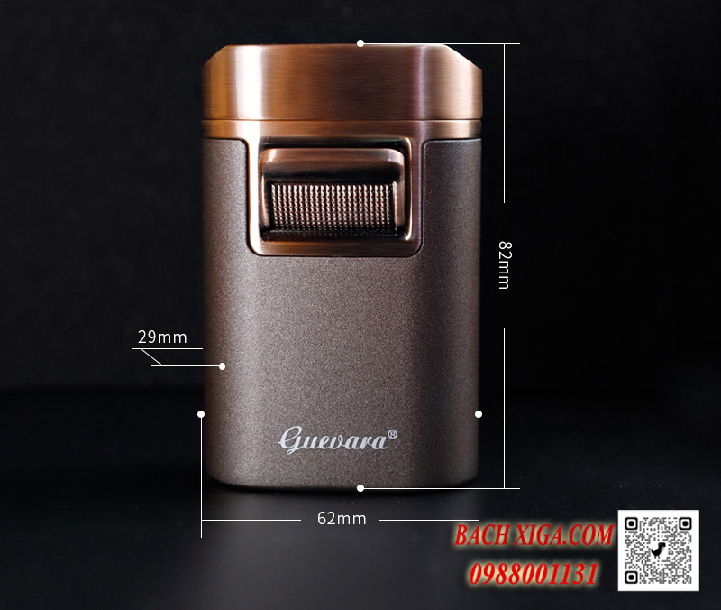 Kích thước hộp quẹt khò Guevar RGA-1408
