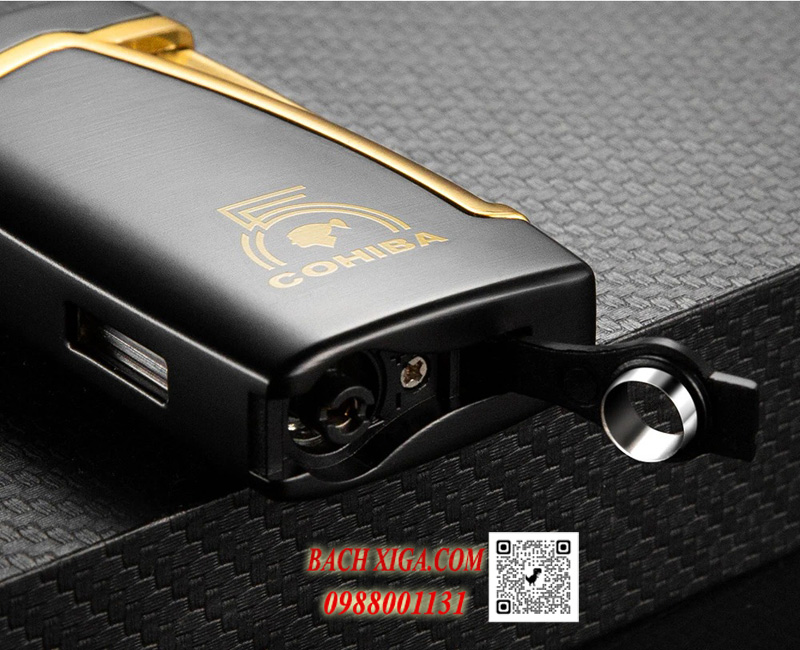 Bật lửa khò Cohiba H177 kèm đục tiện lợi
