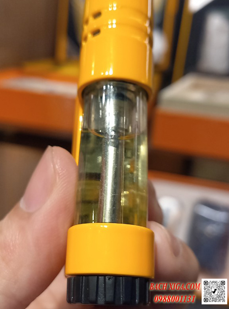 Vách soi gas, kiểm tra lượng gas còn trong bật lửa