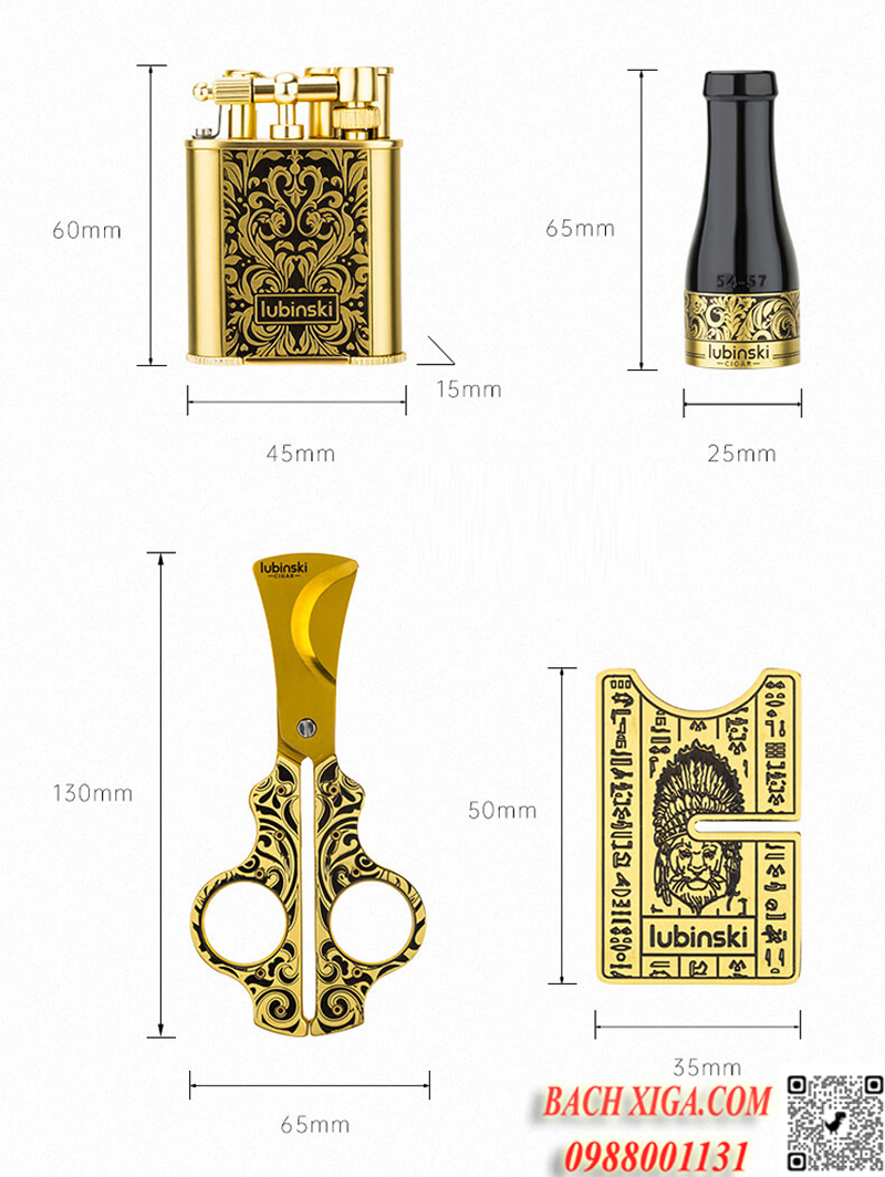 Kích thước sét Lubinski YJA-80011