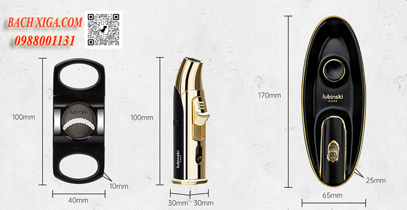 Kích thước sét cigar Lubinski YJA80015