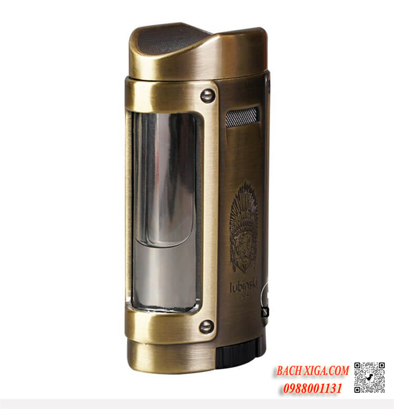Bật lửa khò có vách kính để soi lượng gas