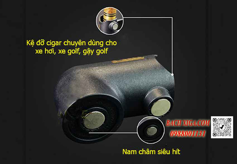 Kệ đỡ, gác xì gà chuyên dụng dành cho xe hơi,xe golf, gậy golf