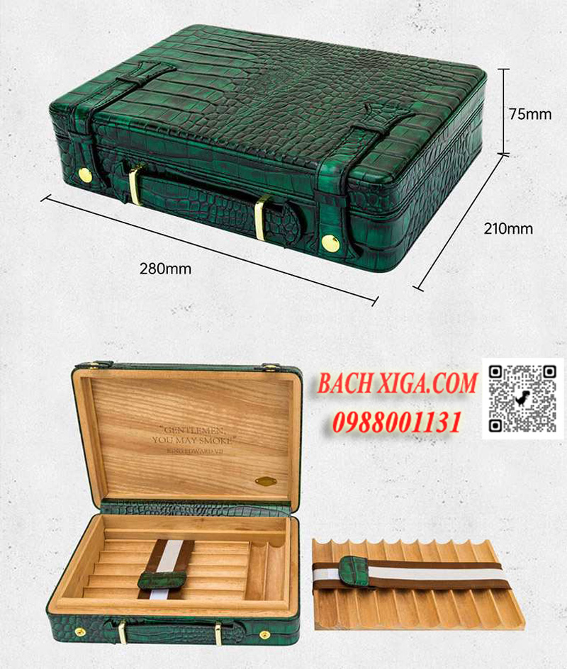 Kích thước của hộp đựng xì gà Lubinski YJA50017