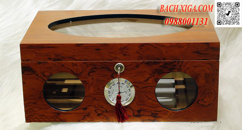 Hộp bảo quản xì gà Lubinski RA928 có khóa an toàn.