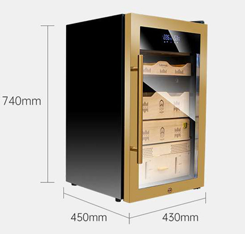 Kích thước tủ bảo quản xì gà cắm điện Lubinski LB 7403