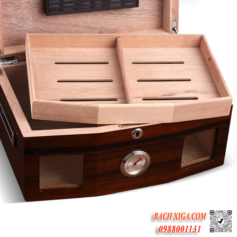 Hộp gỗ tuyết tùng bảo quản cigar Cohiba CH-0415