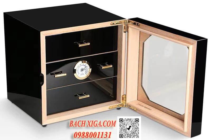 Hộp ủ đựng xì gà Cohiba H007, gỗ tuyết tùng