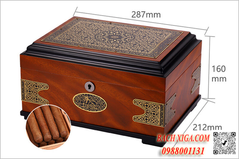 Kích thước của hộp ủ đựng xì gà Lubinski RA33