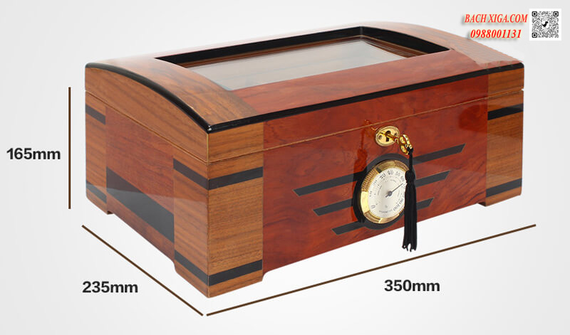Kích thước hộp ủ dưỡng bảo quản xì gà Lubinski 0064.